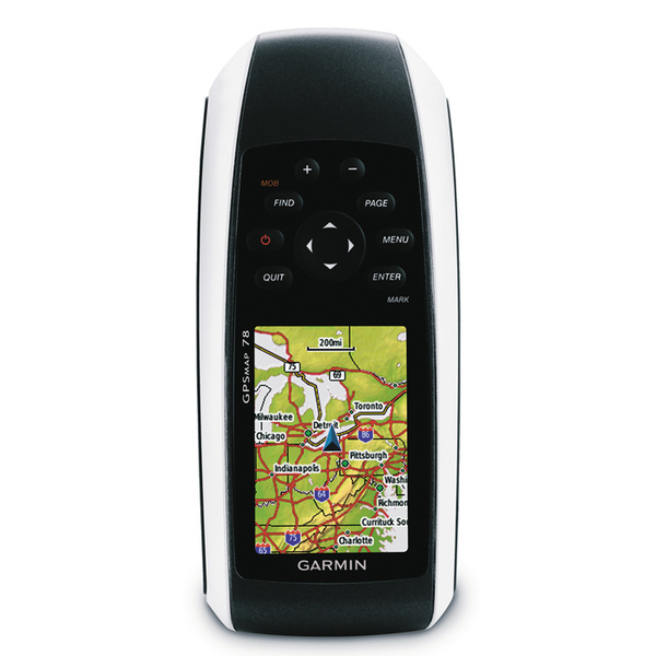 Garmin GPS Map 78s Waterproof Hand Held GPS With Colour Screen, 3 Axis Compass, World Wide Base Map And Micro SD Card Slot