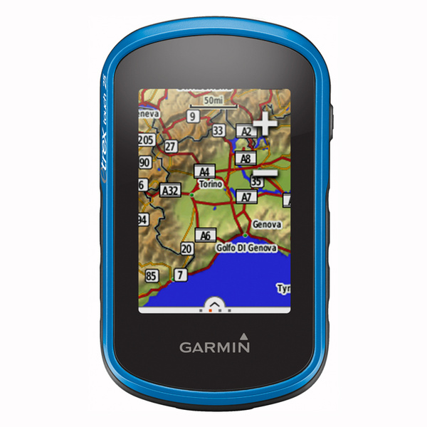 Garmin eTrex Touch 25 Colour Touchscreen Hand Held GPS With Preloaded Geocaches, 3 Axis Compass And Micro SD Card Slot
