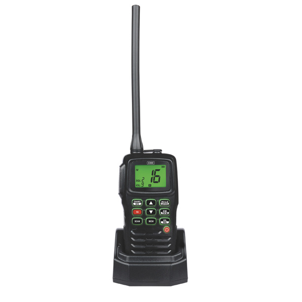 GME GX625 Hand Held VHF Switchable 5/1 Watt Radio, Rechargeable, Waterproof To IP66