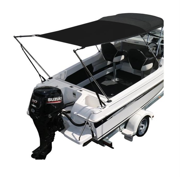 Bimini Extension And Sun Shade Kit 1.7x1.7m Black