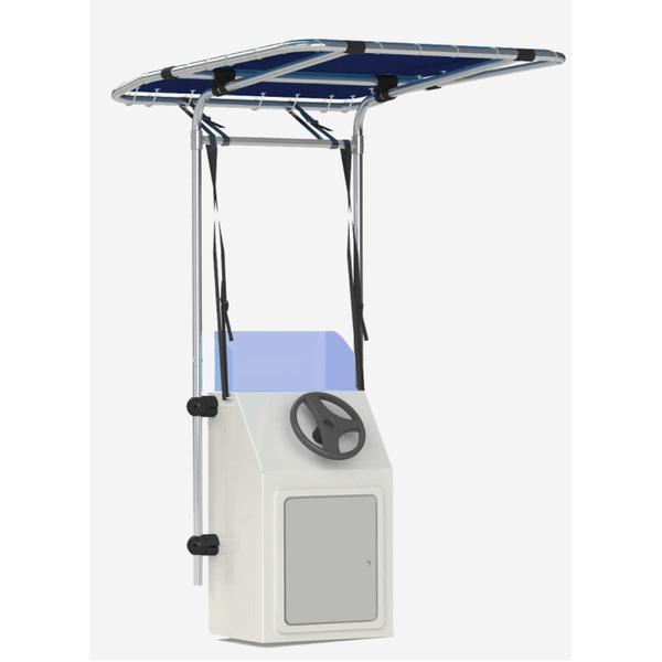Retractable T-Top For Storage And Towing 1.05m Width Blue
