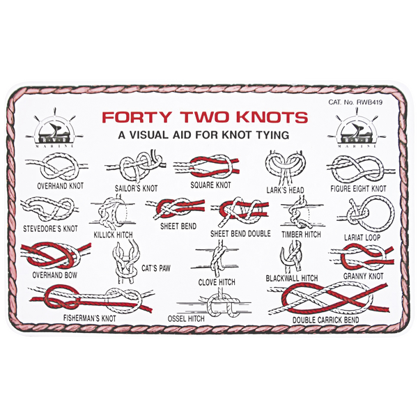 42 knot Card With Rope