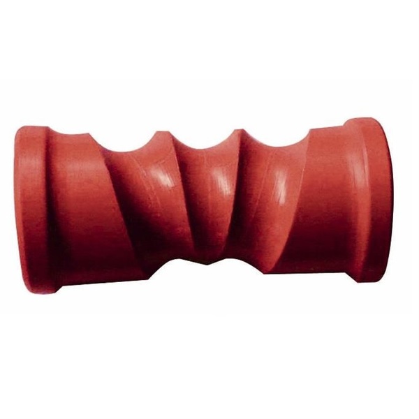 6" Red Self Centering Polyurethane Roller Suits Fibreglass