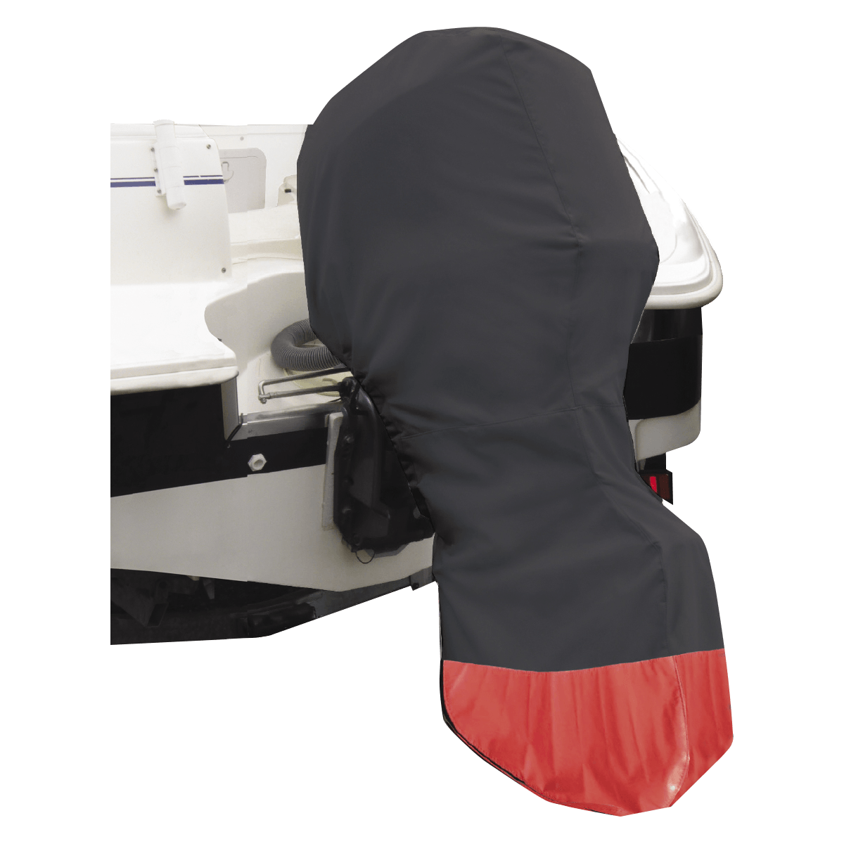 Universal Full Outboard Cover Black 8 - 20hp