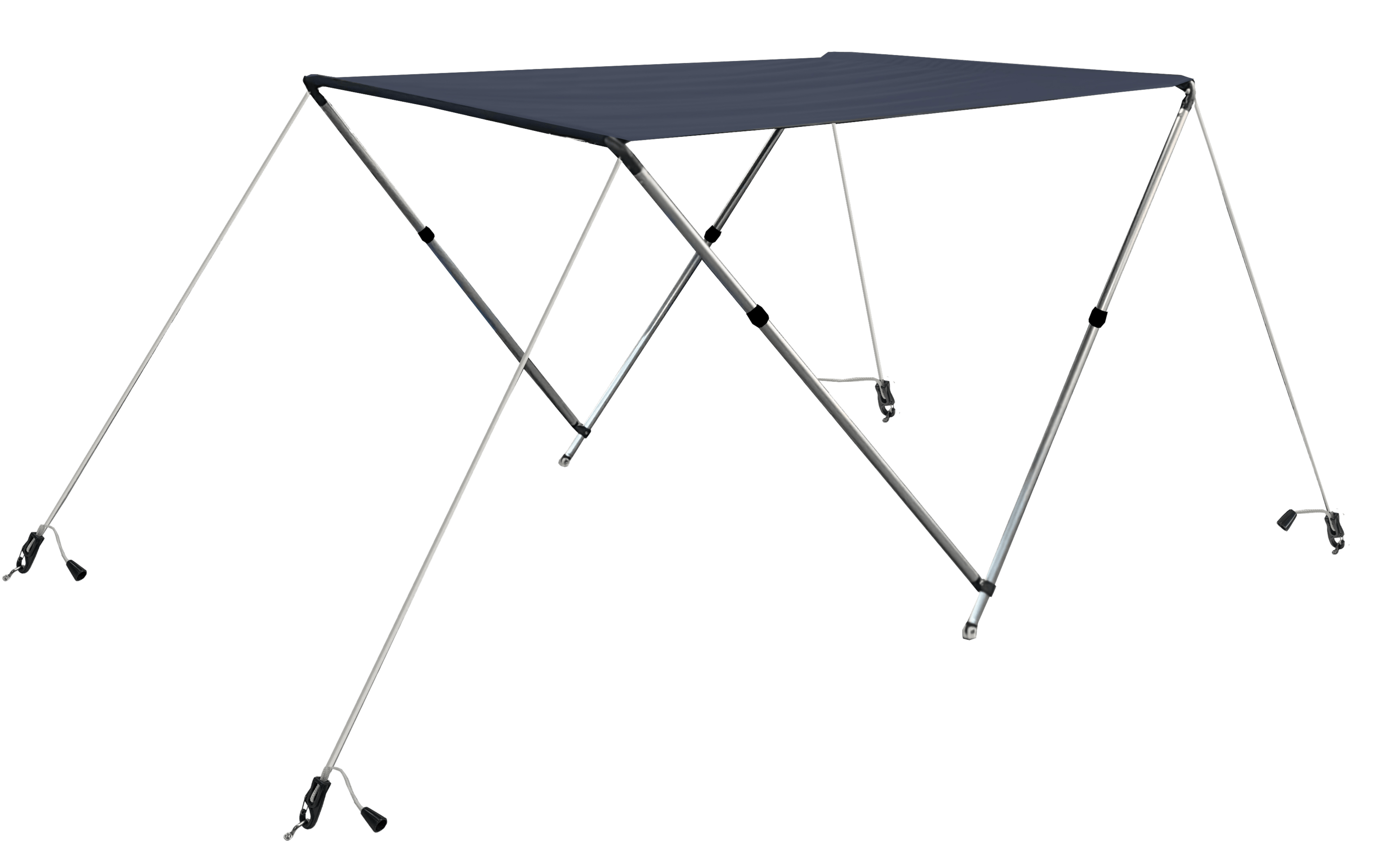 Roof Topper Foldable 2 Bow Bimini Top 1.3M-1.5M BLUE