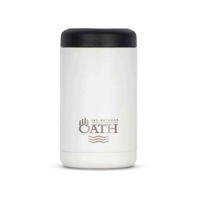 The Outdoor Oath Can Cooler 375ml - White Haven