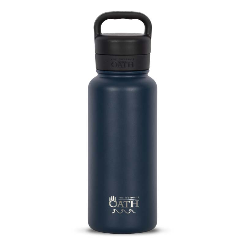 The Outdoor Oath 960ml/32oz Stainless Steel Bottle - Tasman Blue