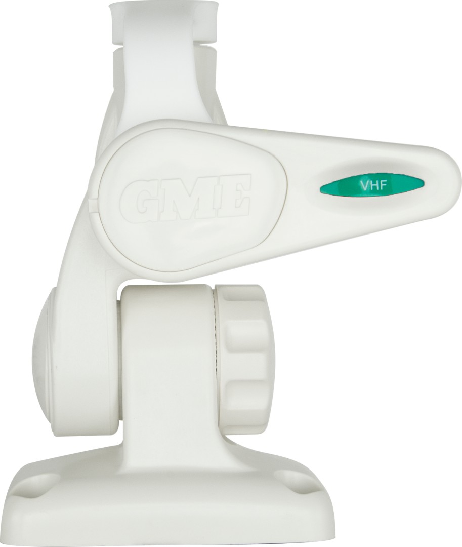 ABL012 Double Swivel Rectangular Antenna Base - Suit AW36xx Whips - White