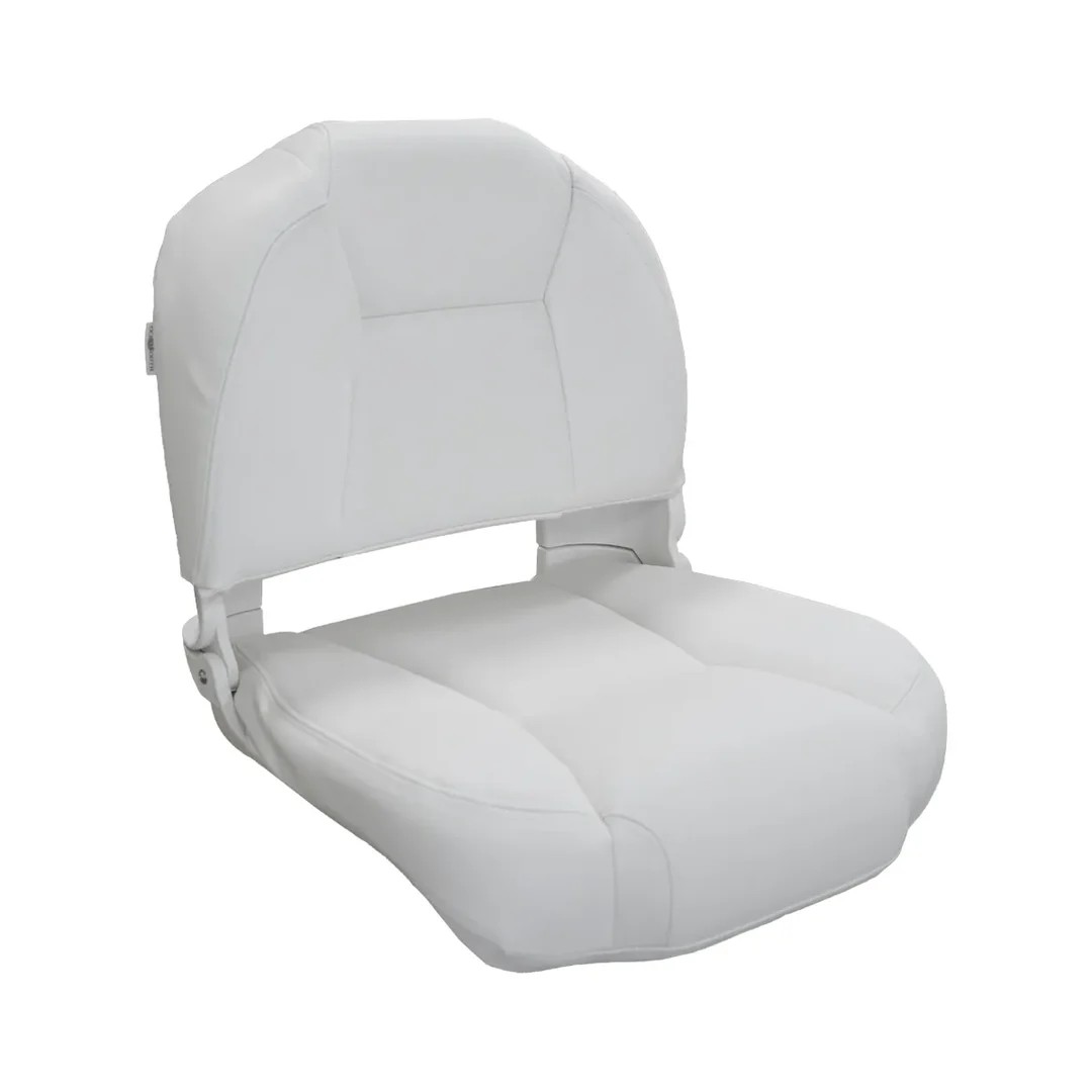 Skipper Deluxe Folding Boat Seat White