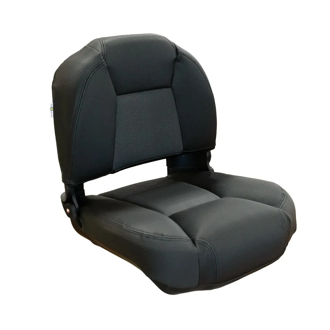 Skipper Deluxe Folding Boat Seat Black